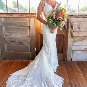 Martina Liana 1171 Fit & Flare Ivory Wedding Dress